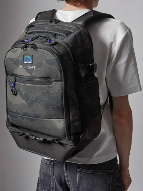 Rugzak 2 Compartimenten Rip curl Zwart camo 16MMBA ander zicht 1